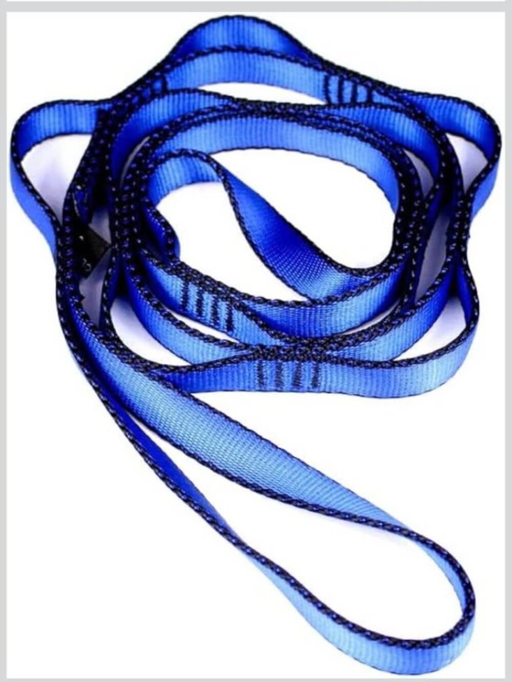 2Pcs Adjustable Yoga Daisy Chains & Extension Belts blue